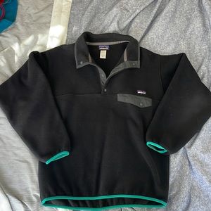 Patagonia Men's Synchilla Snap-T Pullover size medium black